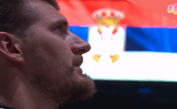 Nikola Jokić peva himnu Srbije ''Bože pravde''