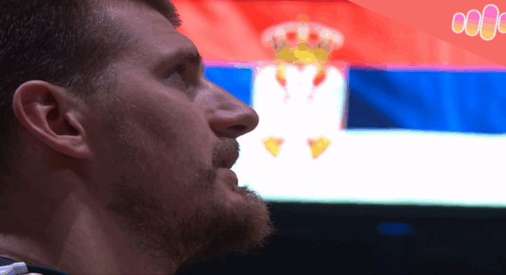 Nikola Jokić peva himnu Srbije ''Bože pravde''