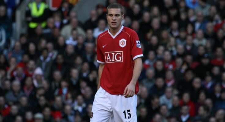 Nemanja Vidić u dresu Mančester junajteda