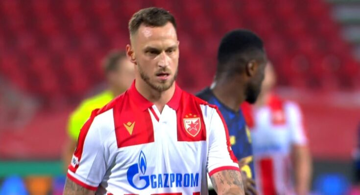 Marko Arnautović kao fudbaler Crvene zvezde