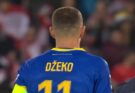 Edin Džeko, najbolji strelac u istoriji fudbalske reprezentacije BIH, slikan sa leđa